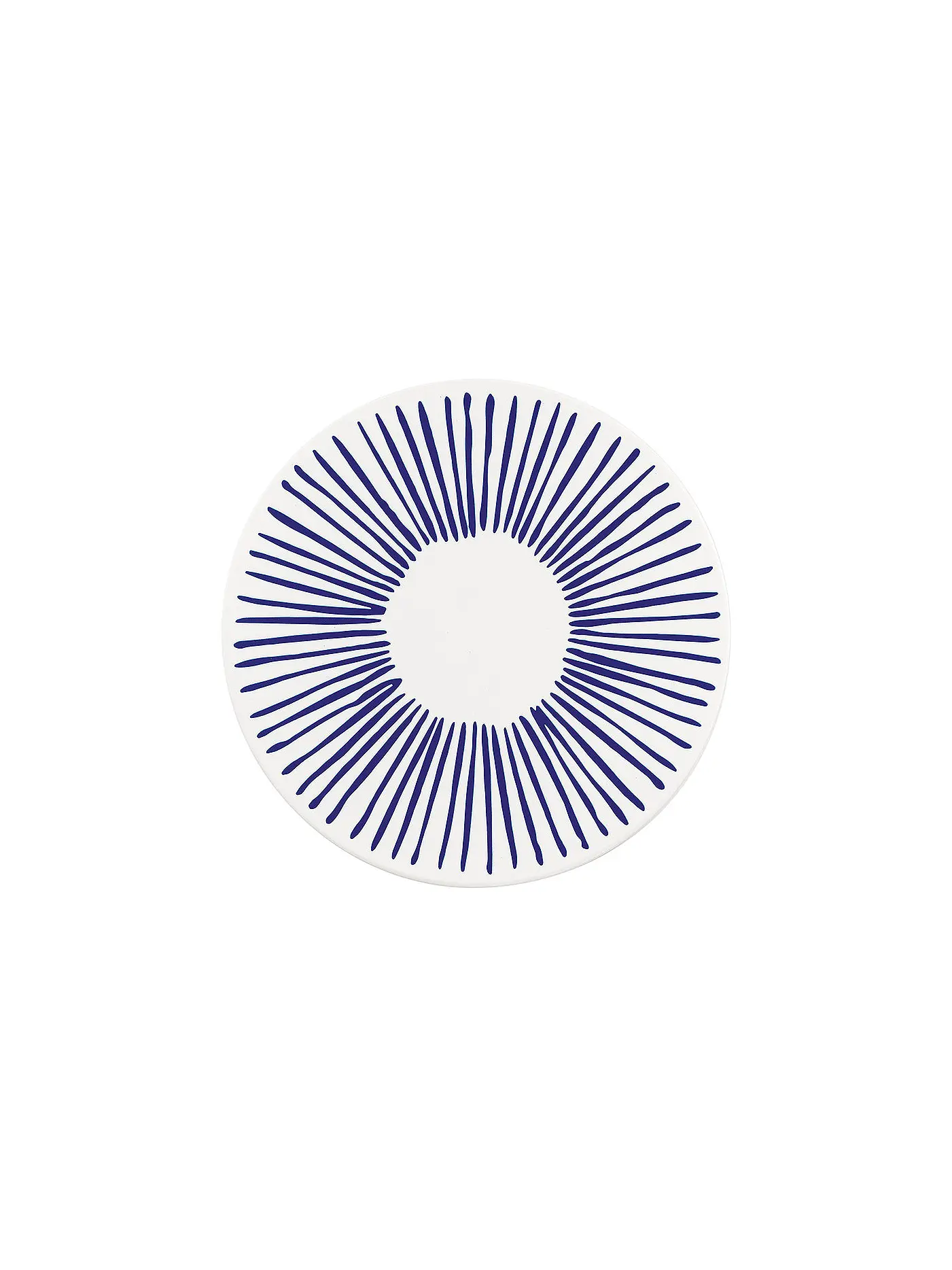 ZASSENHAUS | Untersetzer NORDIC 20cm Lines / Blue-White | blau
